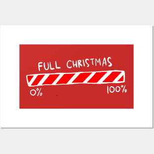 Full Battery Christmas Candy Cane Posters and Art